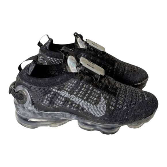 NIKE Air VaporMax 2020 Flyknit 'Black Dark Grey' Running Shoes Size 5Y/W6.5 - Picture 2 of 11